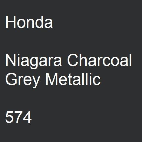 Honda, Niagara Charcoal Grey Metallic, 574.